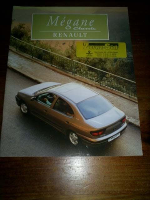 Renault Megane Classic o.a. F-1 Formule 1 [ april 1997 ], Ophalen of Verzenden, Zo goed als nieuw, Renault