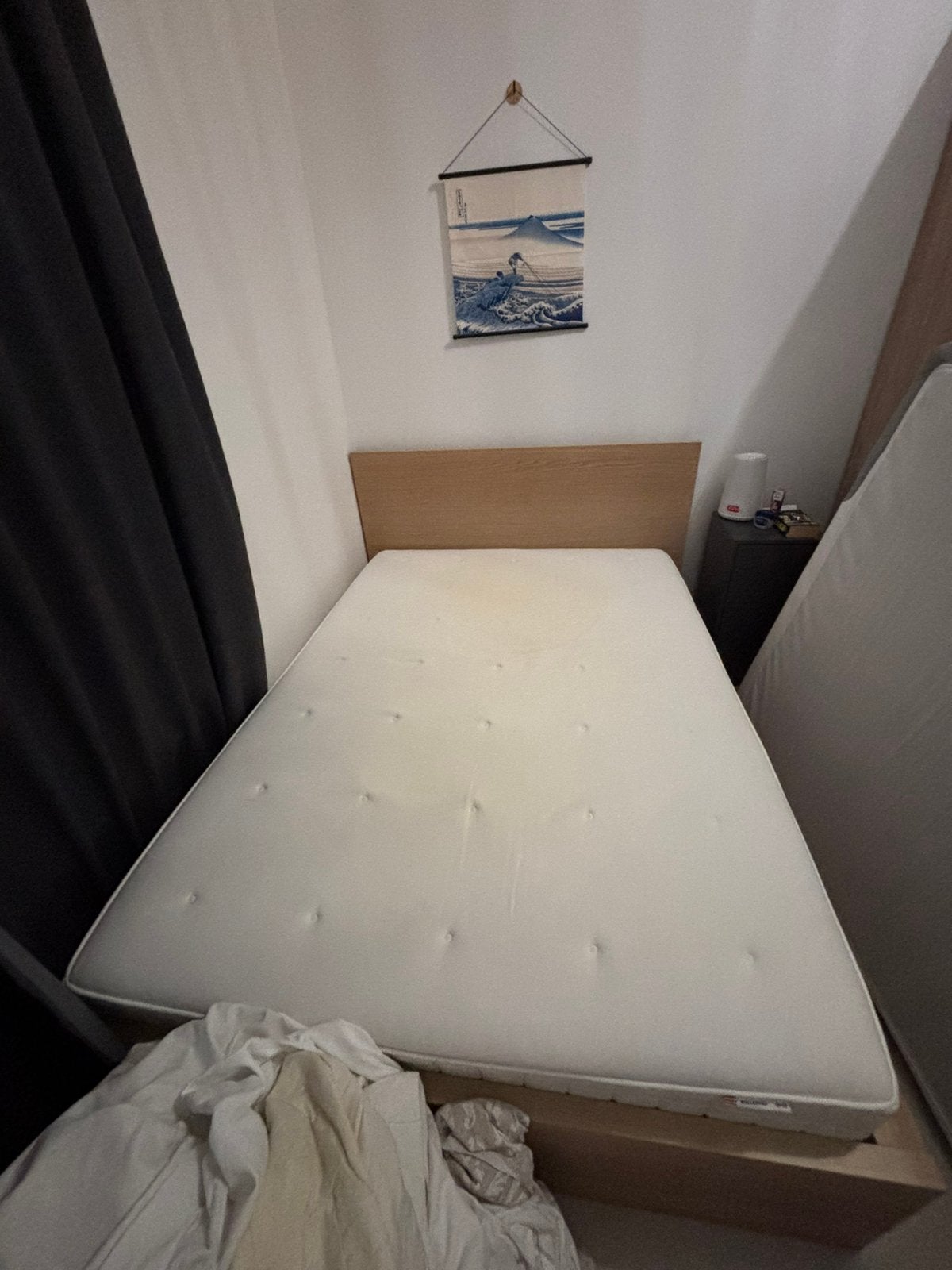 Matras Ikea Hyllestad 140x200, Huis en Inrichting, Slaapkamer | Matrassen en Bedbodems, Ophalen, Gebruikt, 140 cm, Twijfelaar
