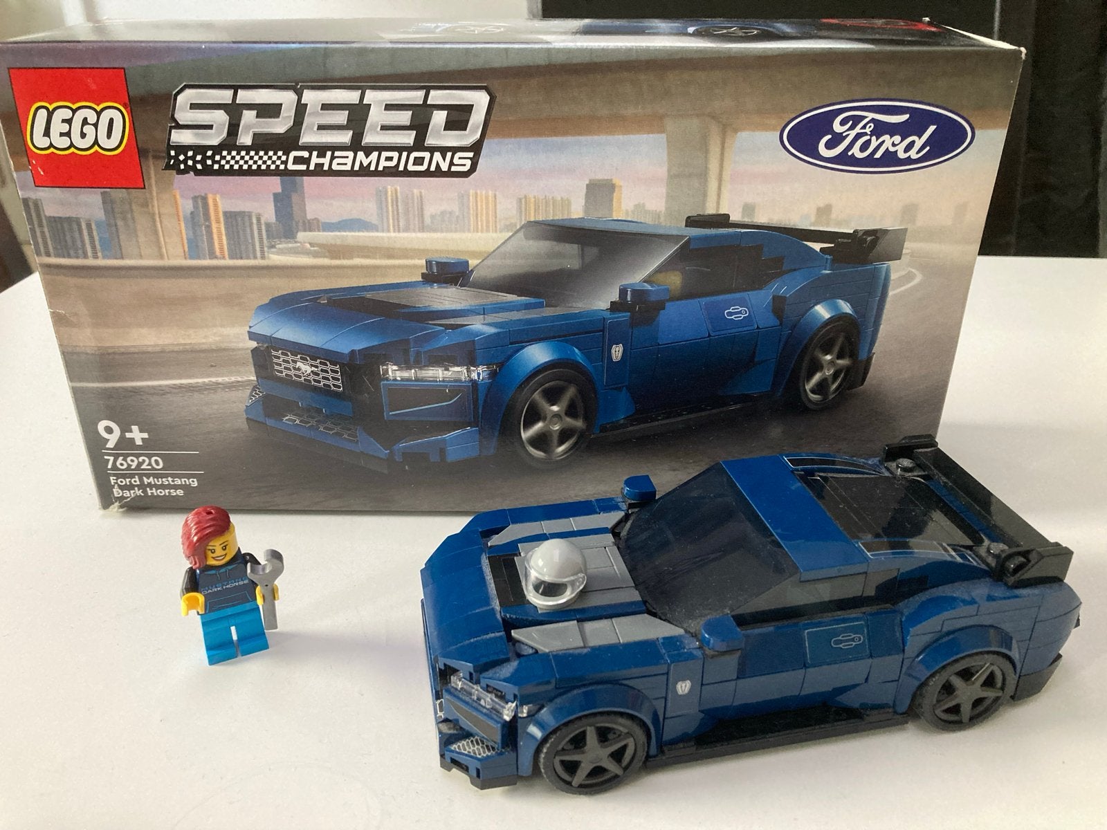 LEGO Speed Champions 76920 Ford Mustang Dark Horse, Ophalen, Lego, Speed Champions, Zo goed als nieuw