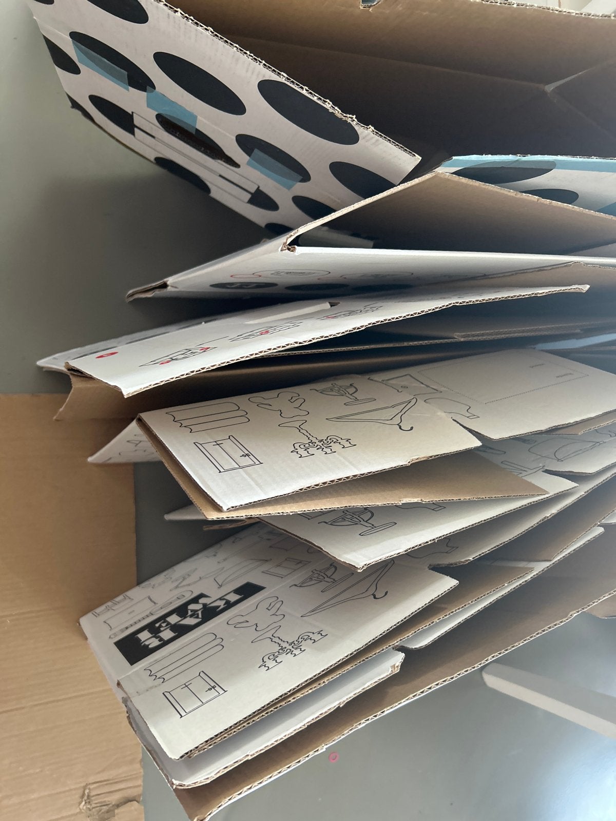 Verhuisdozen gratis, 11 stuks, Ophalen, Gebruikt
