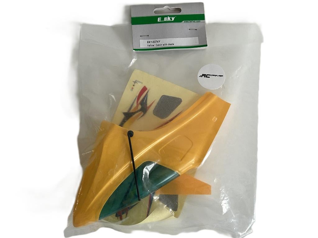 Esky EK1-0274Y Yellow cabin with decals, Ophalen of Verzenden, Nieuw