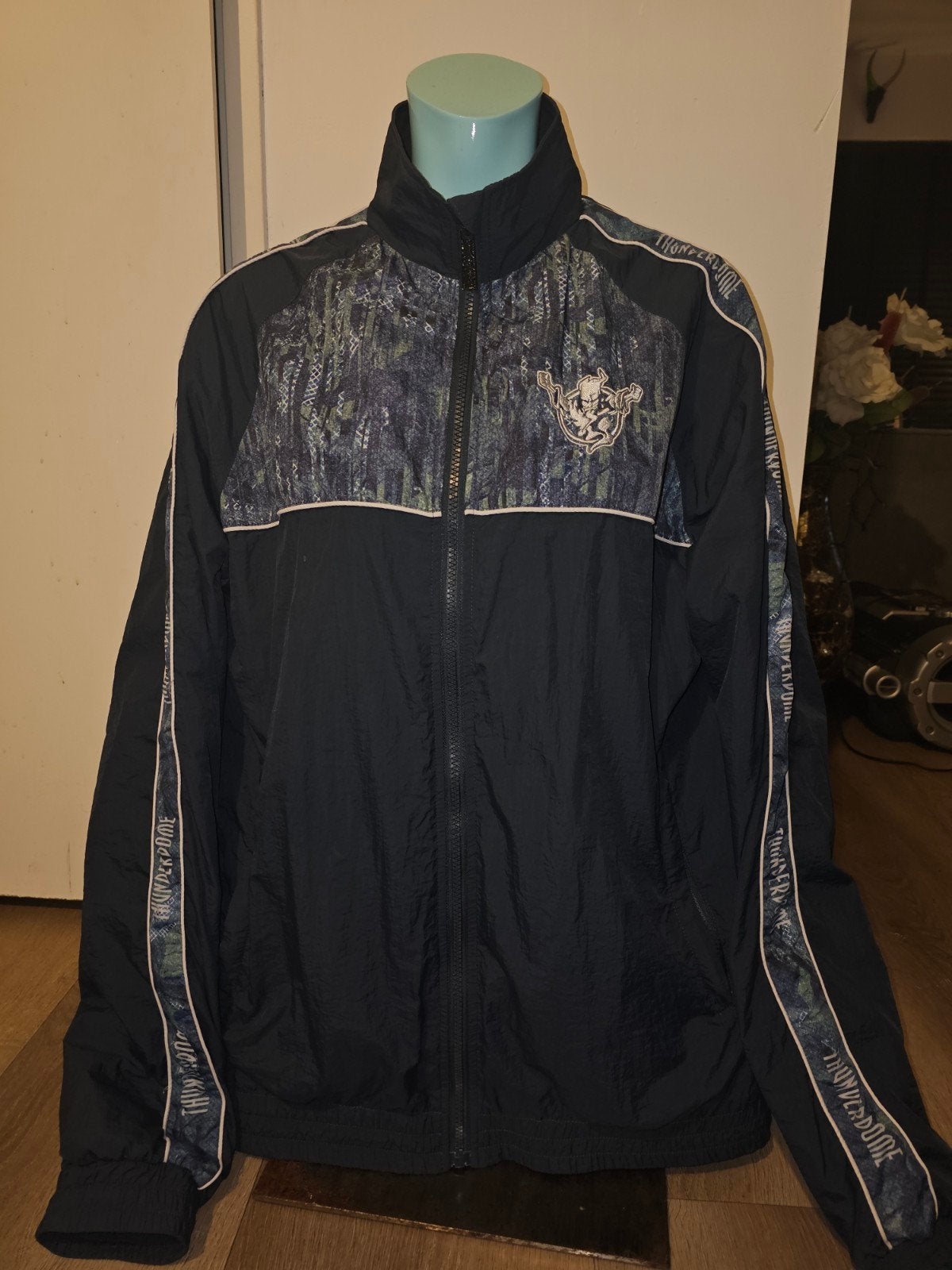 Thunderdome track jacket maat XL - Zo goed als nieuw, Blauw, Thunderdome, Maat 56/58 (XL), Ophalen of Verzenden