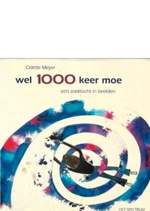 Odette Meyer 1000 x moe, Ophalen of Verzenden, Zo goed als nieuw, Schilder- en Tekenkunst
