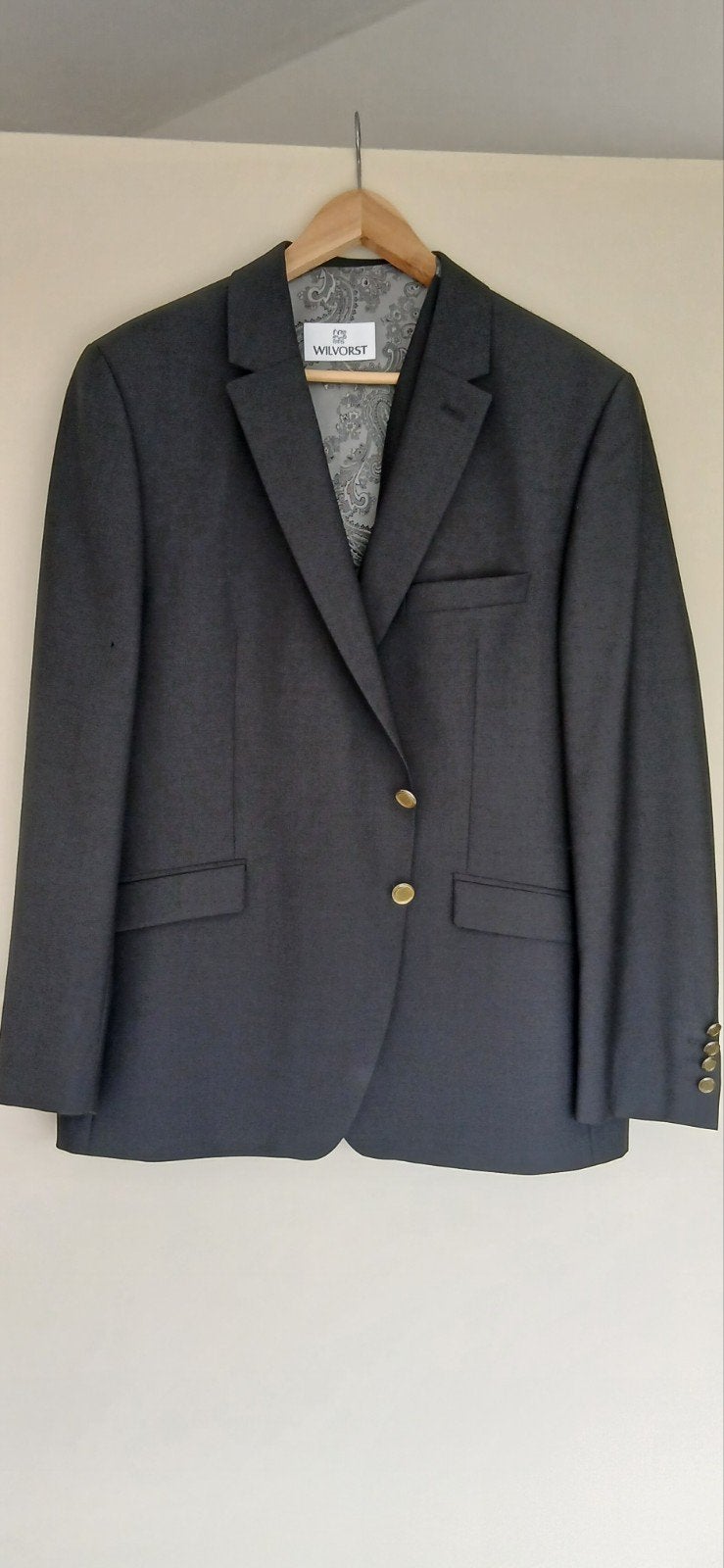 Wilvorst 3-delig pak - Wol & Mohair, Kleding | Heren, Overige maten, Ophalen of Verzenden, Grijs, Gedragen