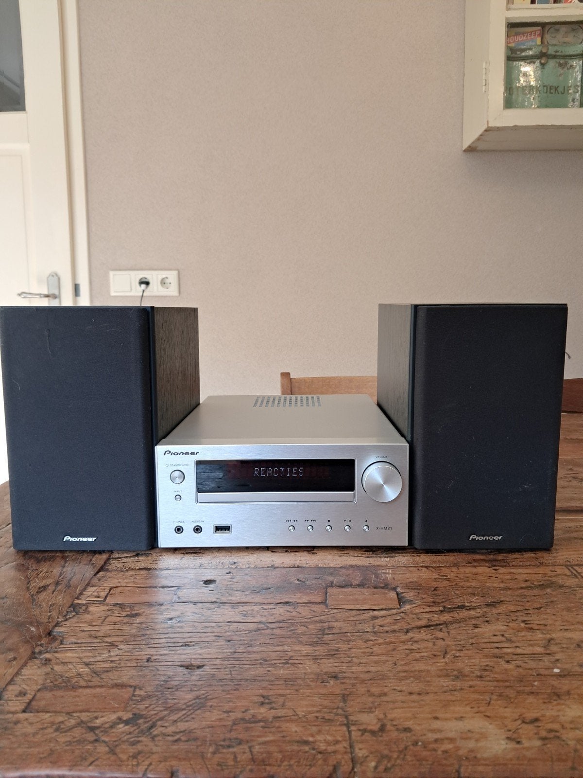 Pioneer X-HM21 RDS tuner met cd, speler MP3 en WMA, Ophalen of Verzenden, Speakers, Pioneer