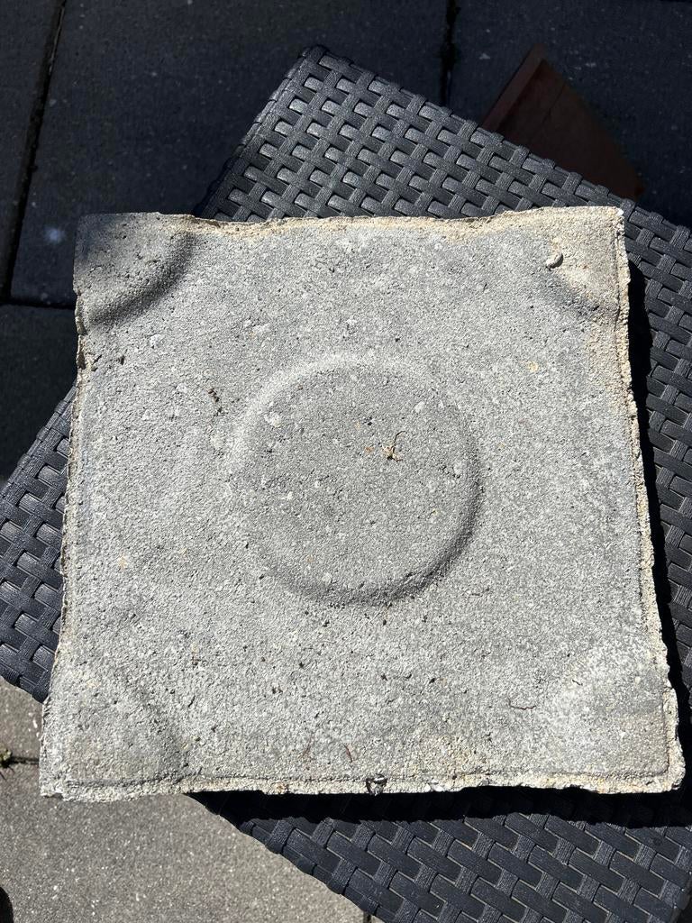 Siertegels beton 30x30 - ca. 75 stuks, Tuin en Terras, Gebruikt, Beton, Terrastegels, 5 tot 10 m²