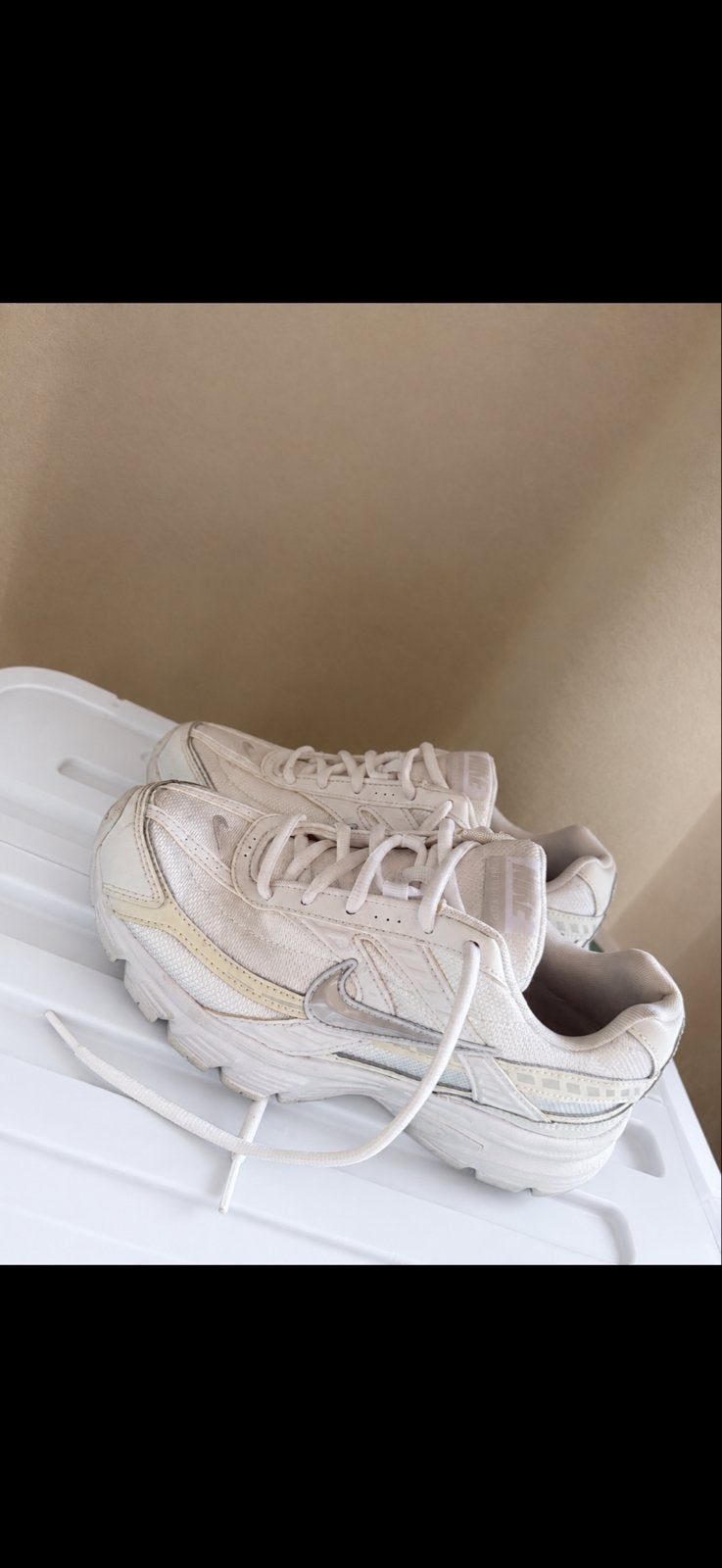 Witte Nike sneakers - Maat 40, Ophalen, Gedragen, Wit, Sneakers of Gympen