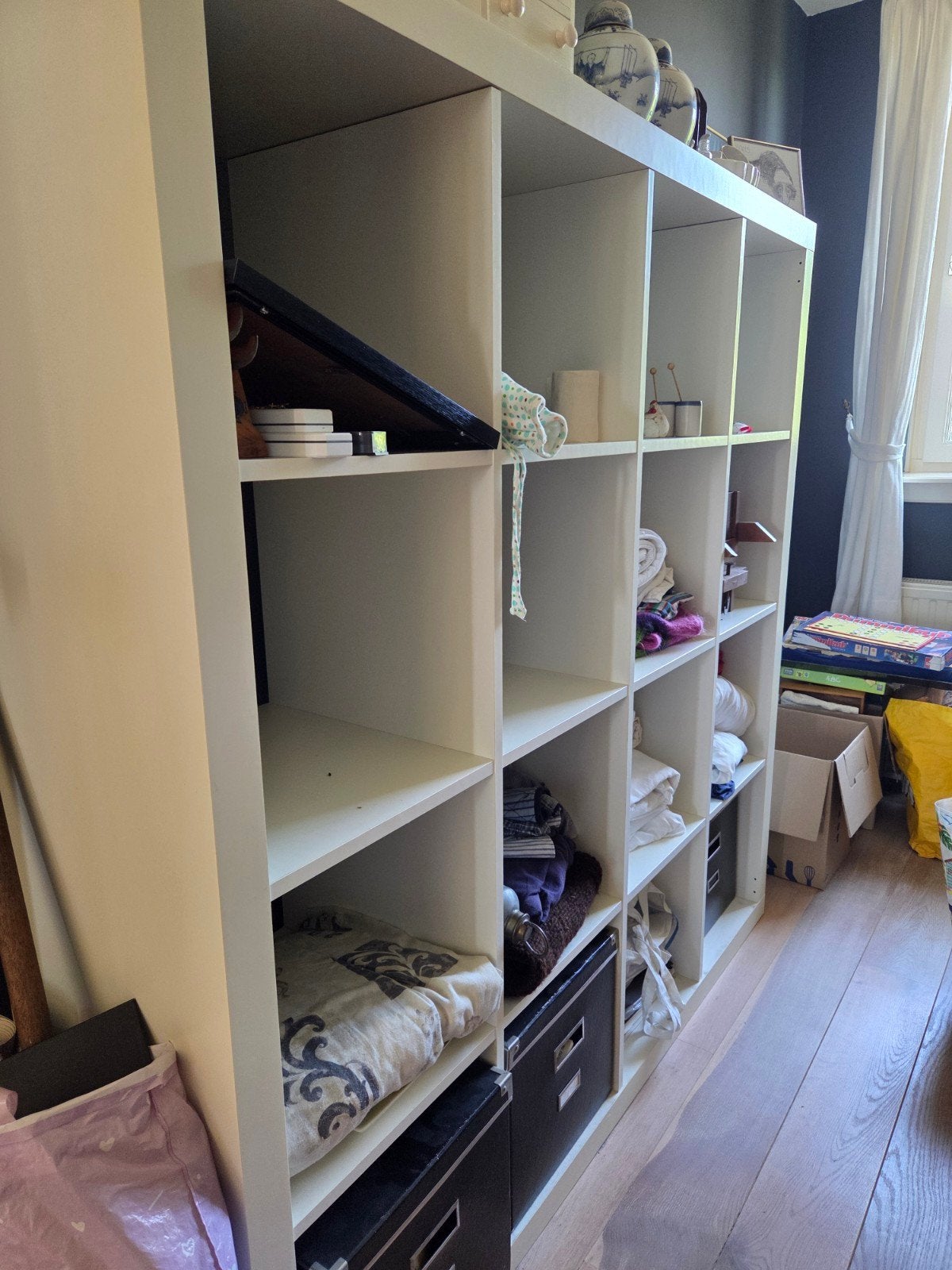 Ikea vakkenkast 4x4 wit, Ophalen, Gebruikt, 100 tot 150 cm, 100 tot 150 cm