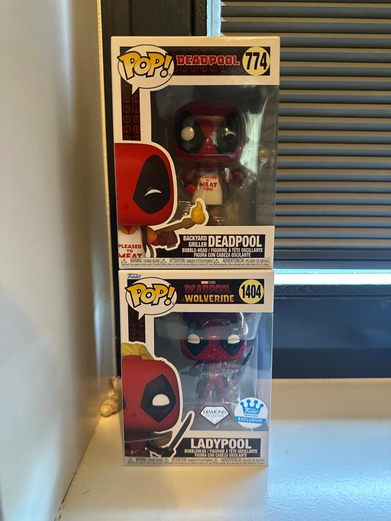 Funko Pop! Deadpool & Lady Deadpool (Diamond Exclusive), Ophalen of Verzenden, Nieuw