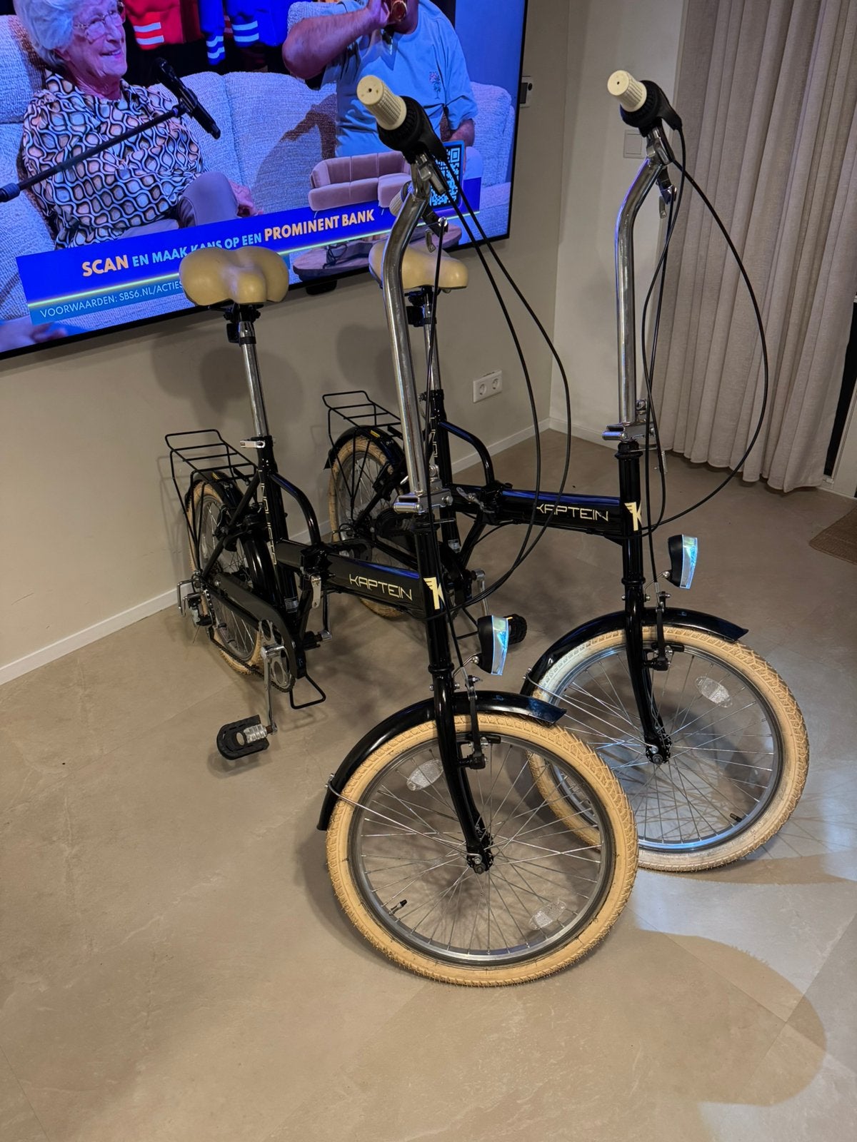 Vouwfietsen setje KAPTEİN 20inch 6versnelling bijna Nieuw, Ophalen, Zo goed als nieuw, 20 inch of meer