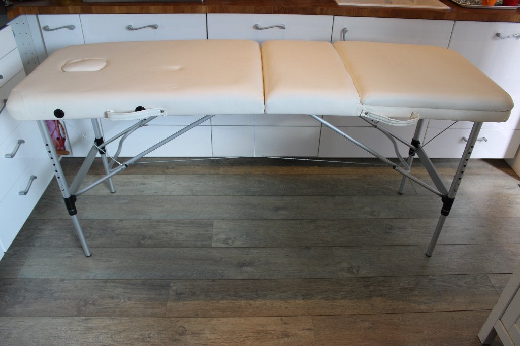 *NIEUWE witte MASSAGETAFEL / verstelbaar *, Ophalen, Nieuw