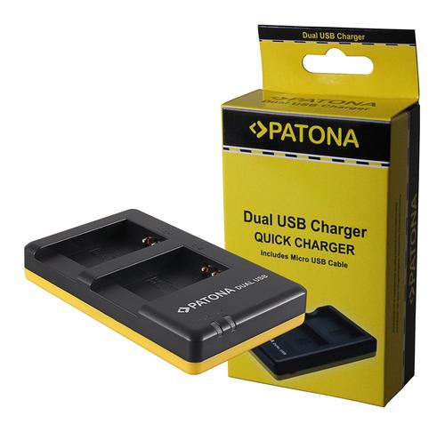 Dual Quick-Charger Canon PowerShot incl. Micro-USB cable, Verzenden, Nieuw