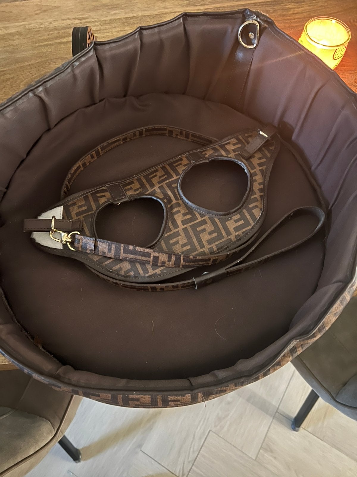 Hondenmand met tuigje, Ophalen of Verzenden