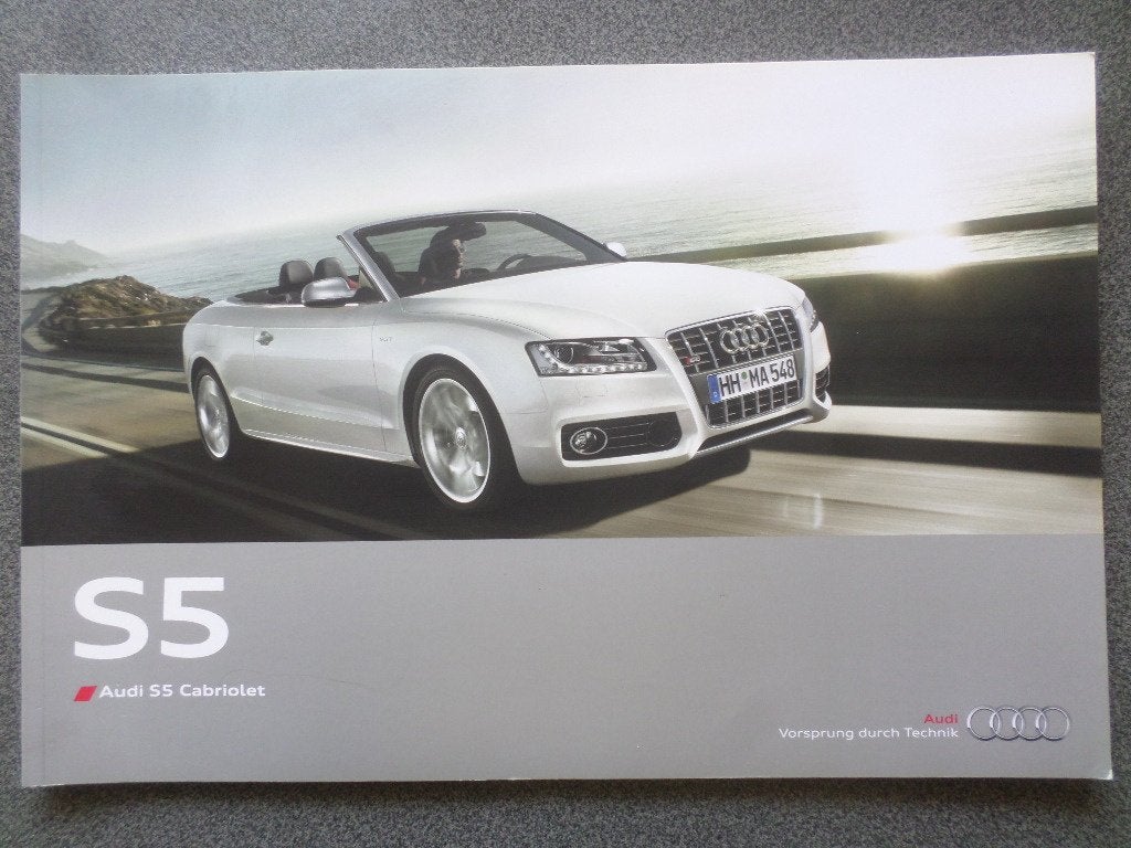 Audi S5 Cabrio Brochure, Ophalen of Verzenden, Zo goed als nieuw, Audi