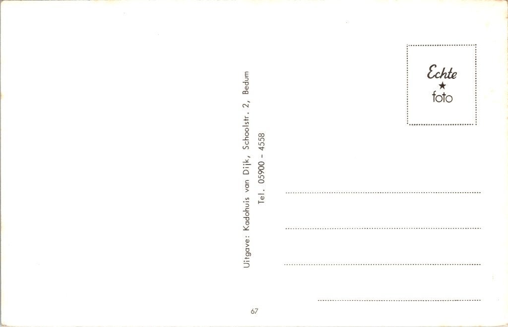 Bedum - 5 ansichtkaarten, Verzenden, 1960 tot 1980, Gelopen, Groningen
