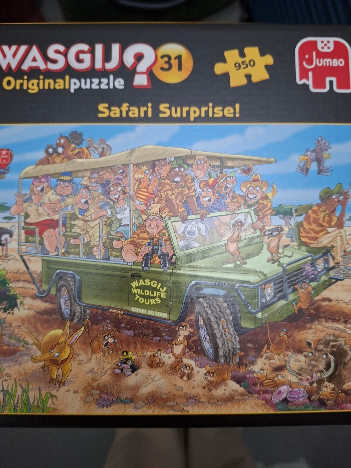 19 wasgij puzzels 950/1000 stukjes per stuk 5.00, Ophalen, 500 t/m 1500 stukjes, Zo goed als nieuw