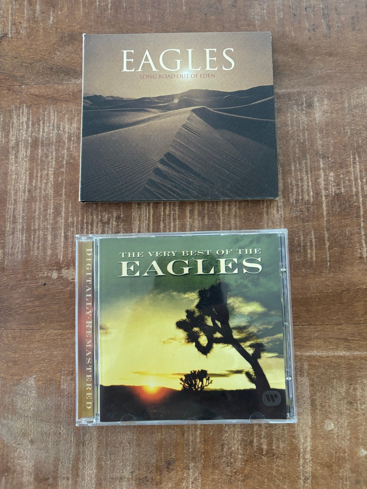 Eagles CD's: Long Road Out of Eden & The Very Best Of, Rock, Gebruikt, Ophalen of Verzenden, Inclusief doosje