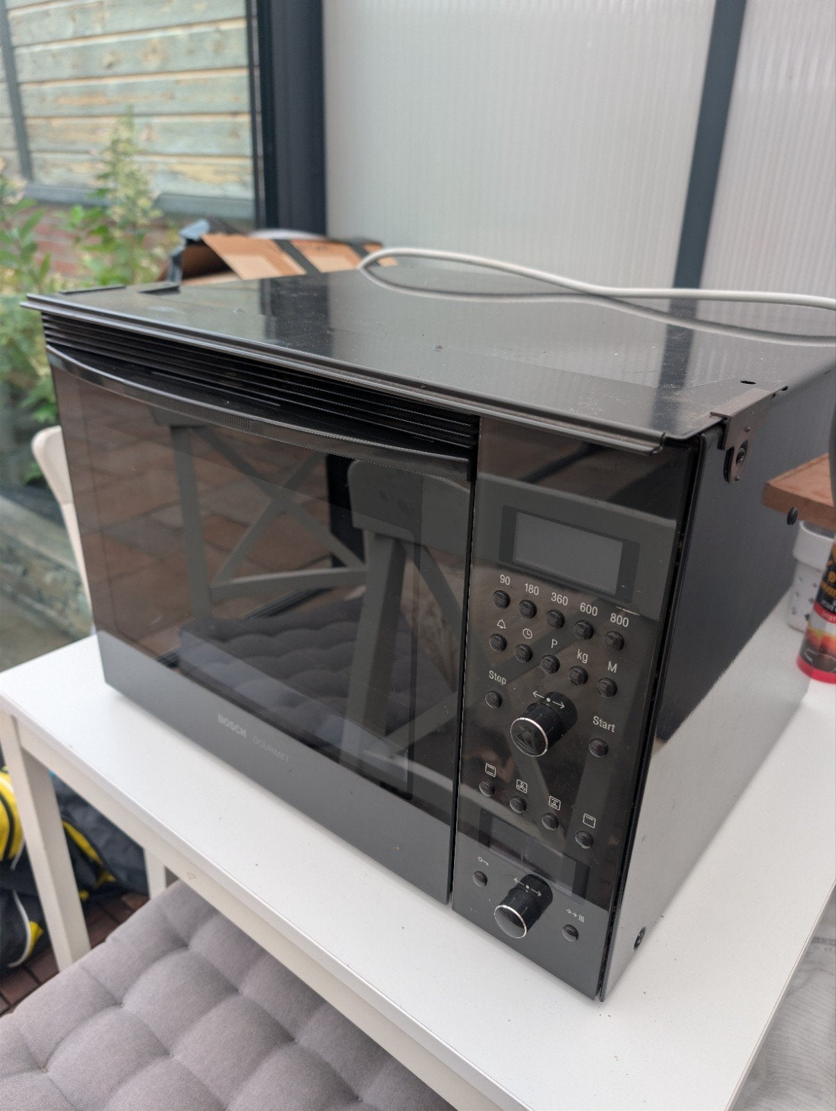 Bosch Gourmet (Inbouw) combi oven magnetron, Ophalen, Combimagnetron, Gebruikt, 60 cm of meer