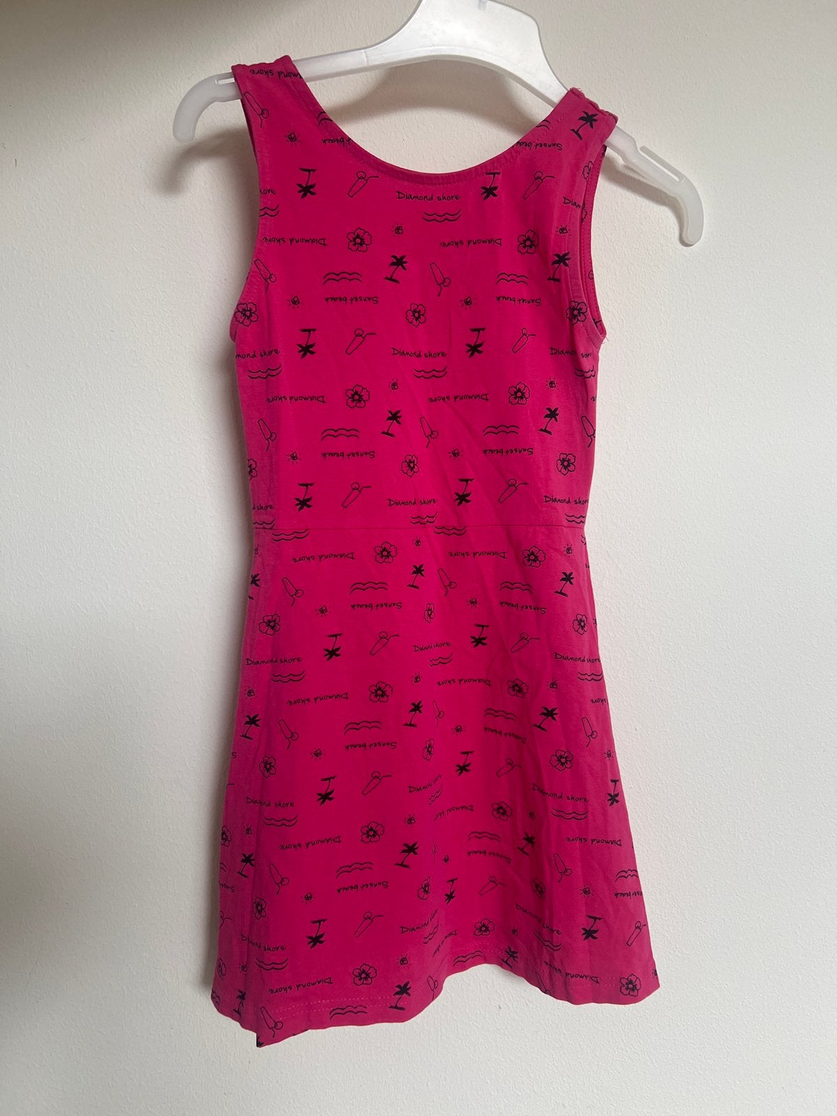 Roze zomerjurkje met print - Maat 134/140, Ophalen of Verzenden, Meisje, Jurk of Rok