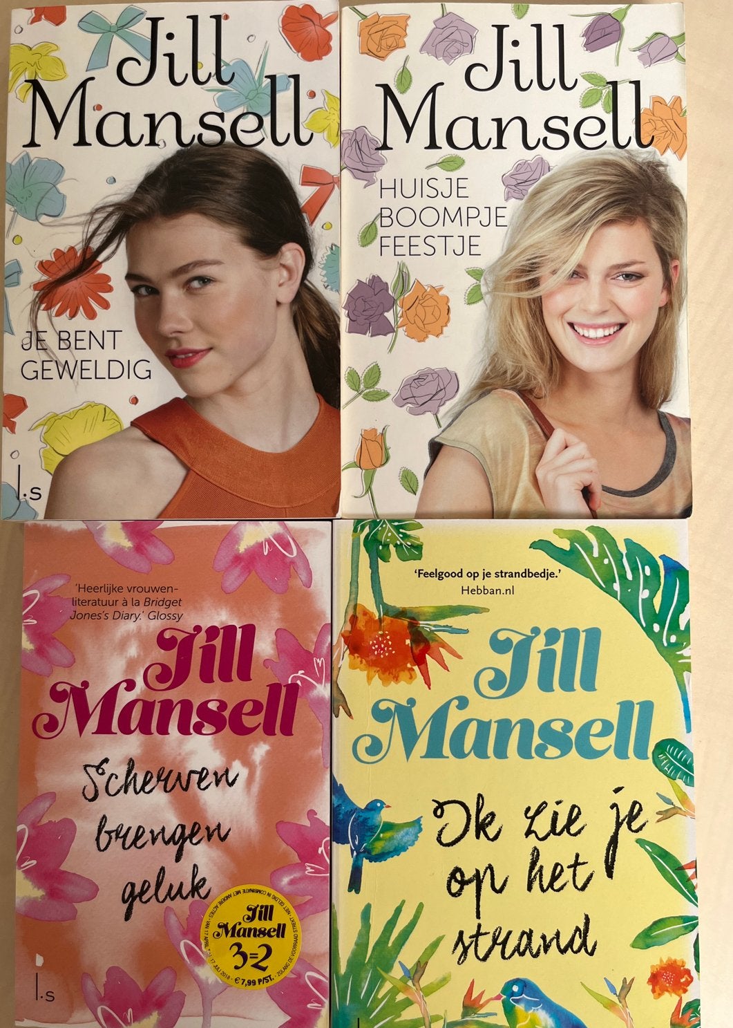 4 x Jill Mansell, oa ik zie je op het strand, Ophalen of Verzenden, Zo goed als nieuw