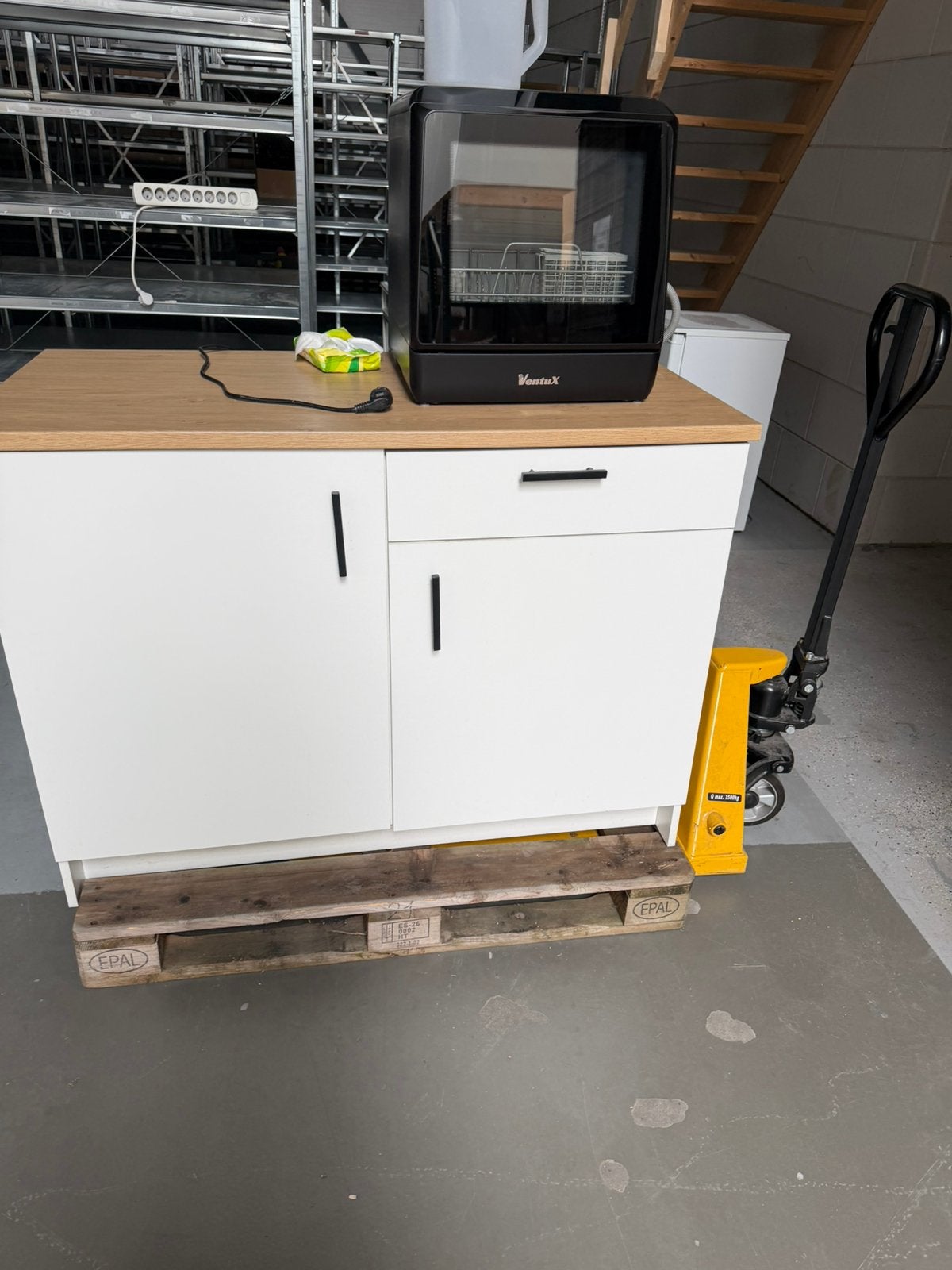 Keukenblok 120 met opbouw vaatwasser, Ophalen, 100 tot 150 cm, Zo goed als nieuw, Minder dan 100 cm