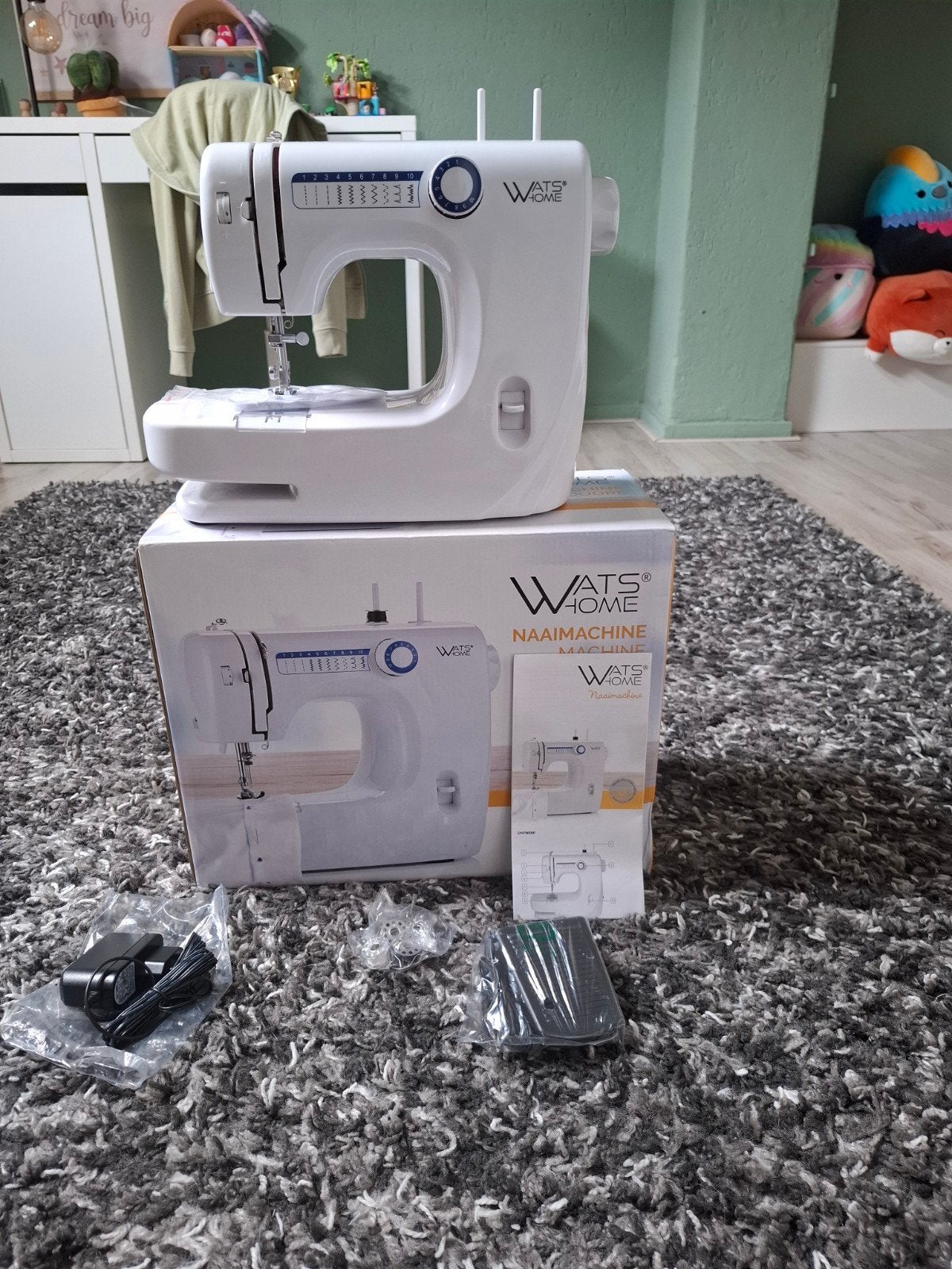 Nieuwe Watshome naaimachine, ideaal voor beginners, Ophalen, Nieuw, Naaimachine, Overige merken