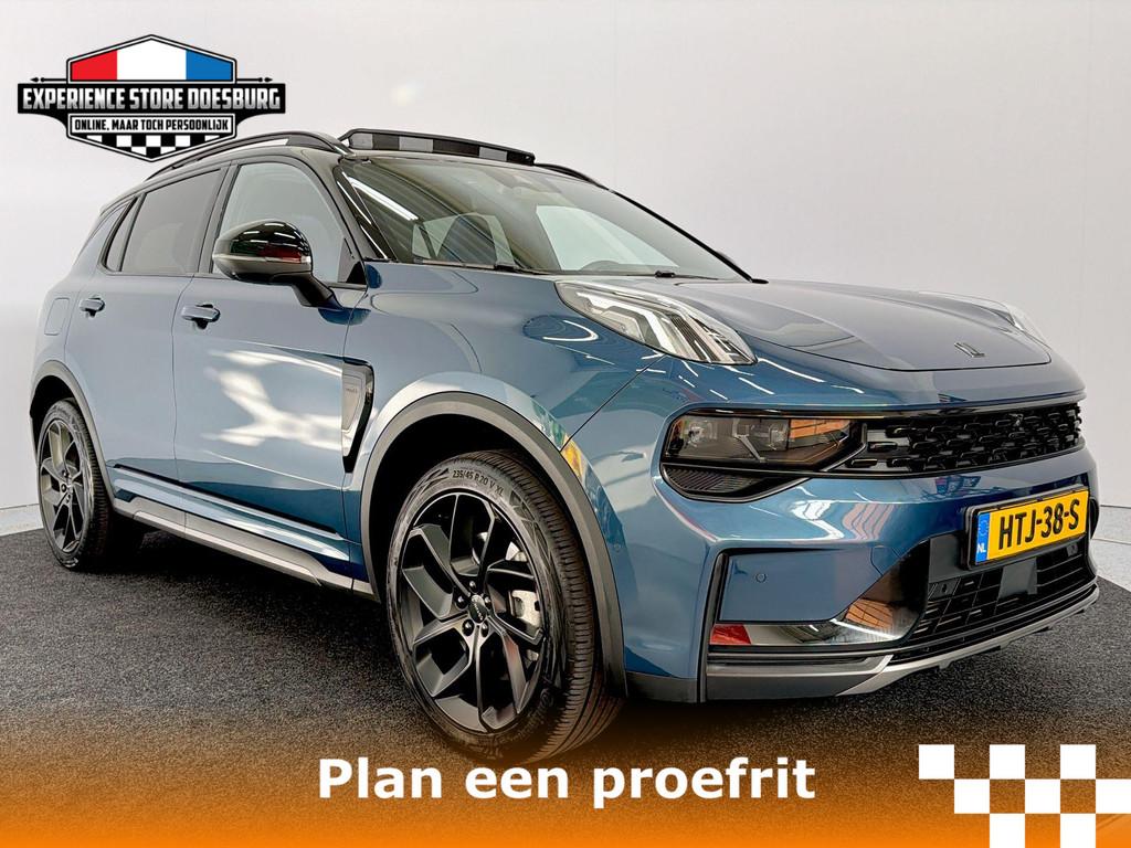 Lynk en Co 01 1.5 MY23 - Nieuwe D-riem, Black Pack - Trekhaa, Auto's, Lynk & Co, Stof, Euro 6, Met garantie (alle), Blauw