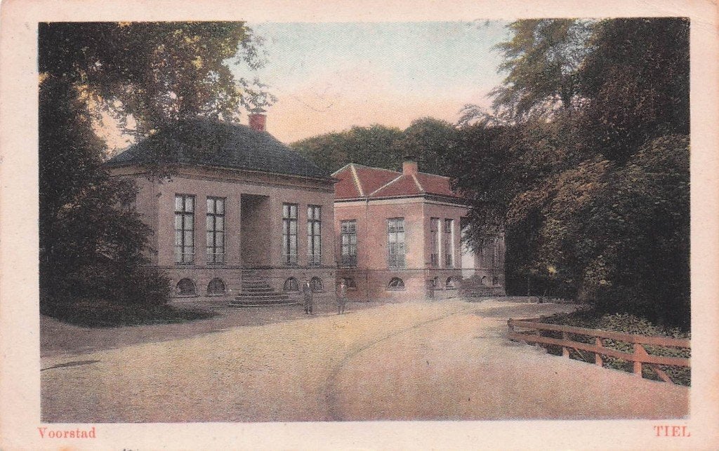 Tiel - Voorstad (gel. 1928), Verzenden, 1920 tot 1940, Gelopen, Gelderland
