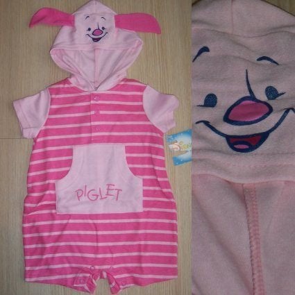 1-delig Disney / Piglet pakje maat 50/56 NIEUW (0299) a, Disney, Meisje, Nieuw, Ophalen of Verzenden