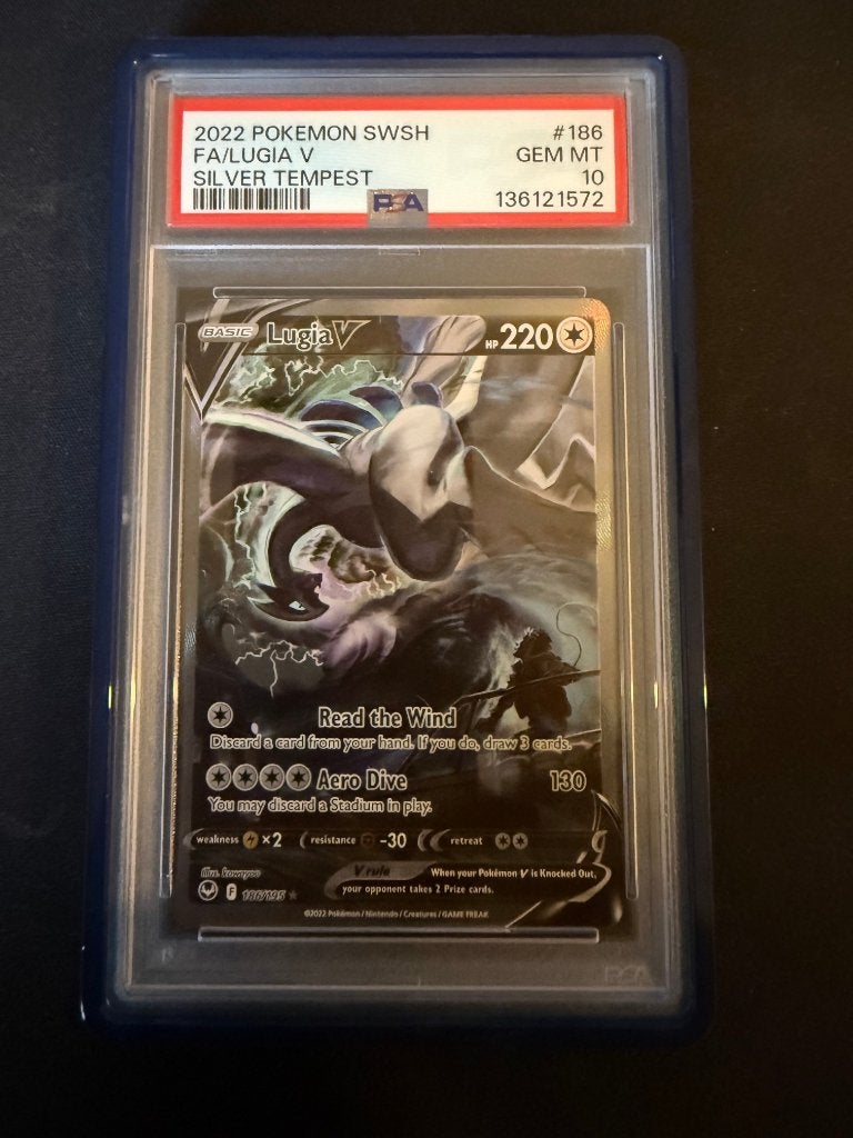 Lugia V SIT 186 PSA 10, Ophalen of Verzenden, Nieuw, Losse kaart, Foil