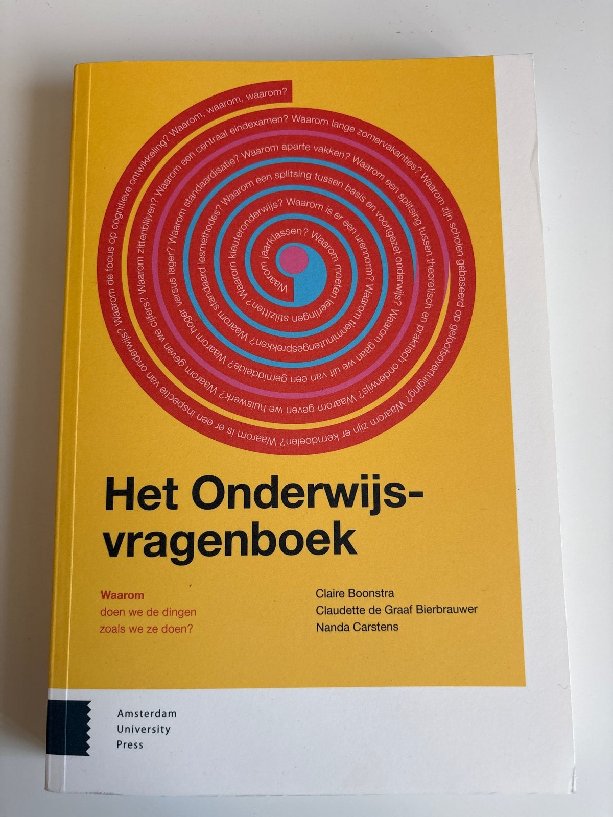 Het Onderwijsvragenboek - Claire Boonstra e.a., Ophalen of Verzenden, Gamma, Zo goed als nieuw, HBO