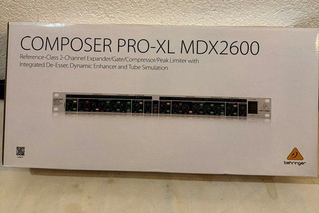 Behringer Composer PRO-XL MDX2600, Muziek en Instrumenten, Ophalen, Zo goed als nieuw, Compressor