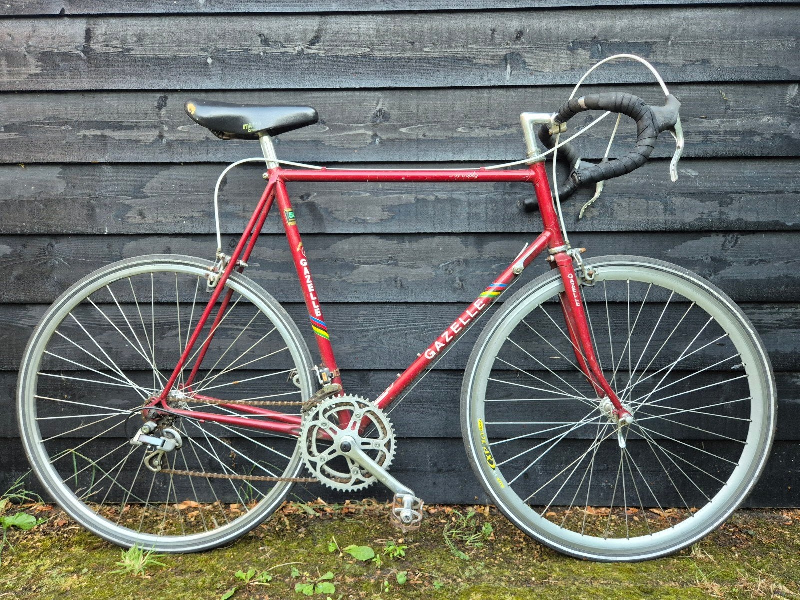Gazelle Racefiets - Rood - Framemaat 58 - Retro / Vintage, Fietsen en Brommers, Ophalen, Gebruikt, 10 tot 15 versnellingen, 57 tot 61 cm