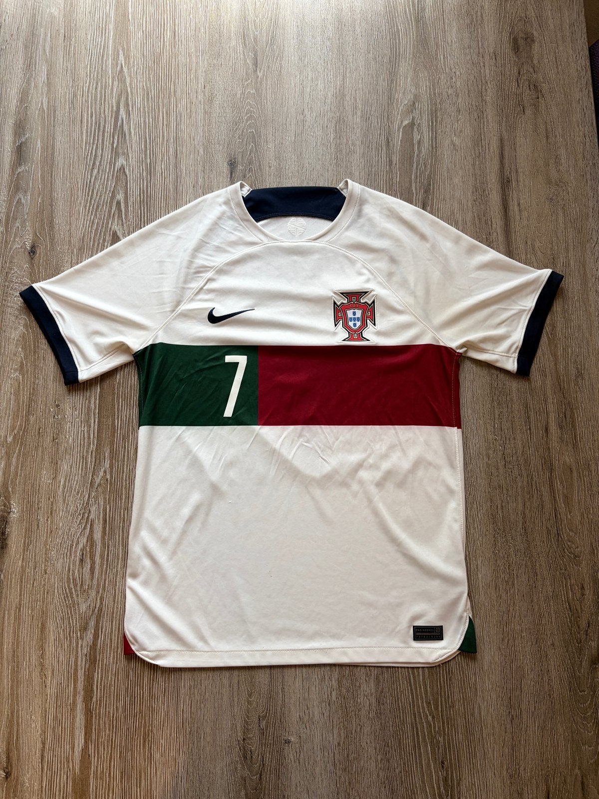 Ronaldo #7 - Portugal uitshirt (2022/24), Maat M, Ophalen of Verzenden, Gebruikt, Shirt