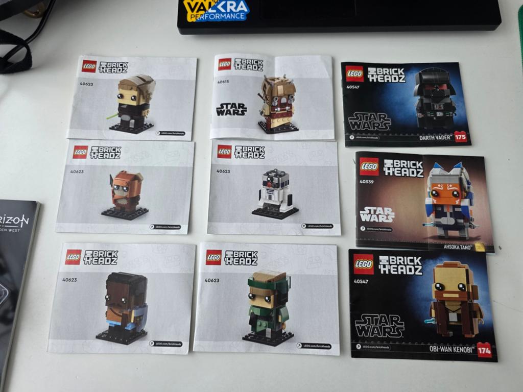 LEGO Star Wars Brickheadz (div. sets) incl. boekje, Ophalen of Verzenden, Gebruikt