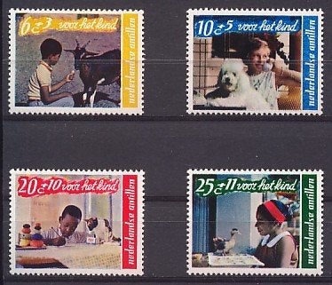 Nederlandse Antillen 400/3 postfris Kinderpostzegels 1968, Ophalen of Verzenden, Postfris