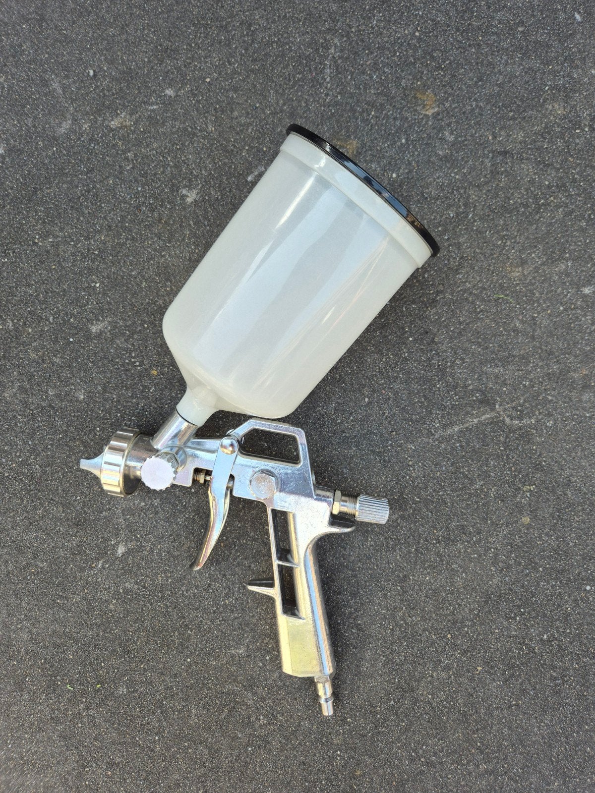 Verfspuit en reinigingspistool set, Doe-het-zelf en Verbouw, Schildersmaterialen, Ophalen, Verfspuit of Verfpomp