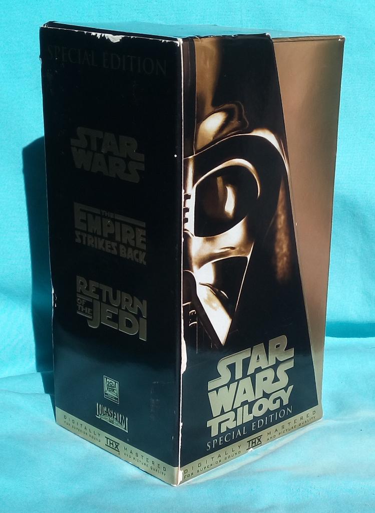 STAR WARS TRILOGY SPECIAL ED VHS RETURN JEDI EMPIRE STR BACK, Verzamelen, Star Wars, Verzenden, Overige typen