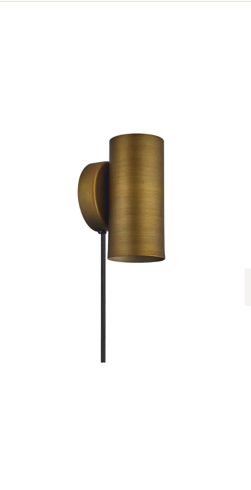 Wandlamp Fem Karwei - Nieuw in doos - Messing, Ophalen, GU10, Nieuw, Metaal