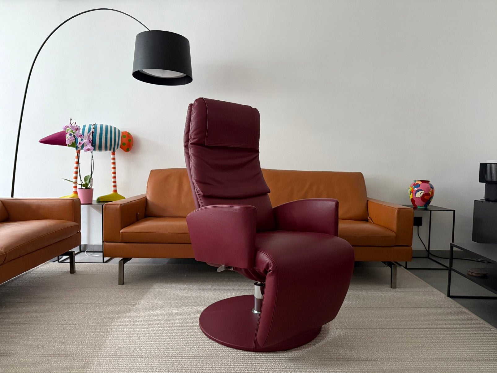 Durlet Aston Mono-Move (Showroommodel, Maxi), Huis en Inrichting, Ophalen of Verzenden, Zo goed als nieuw, Leer, Jori leolux stressless vitra miller knoll de sede italia design
