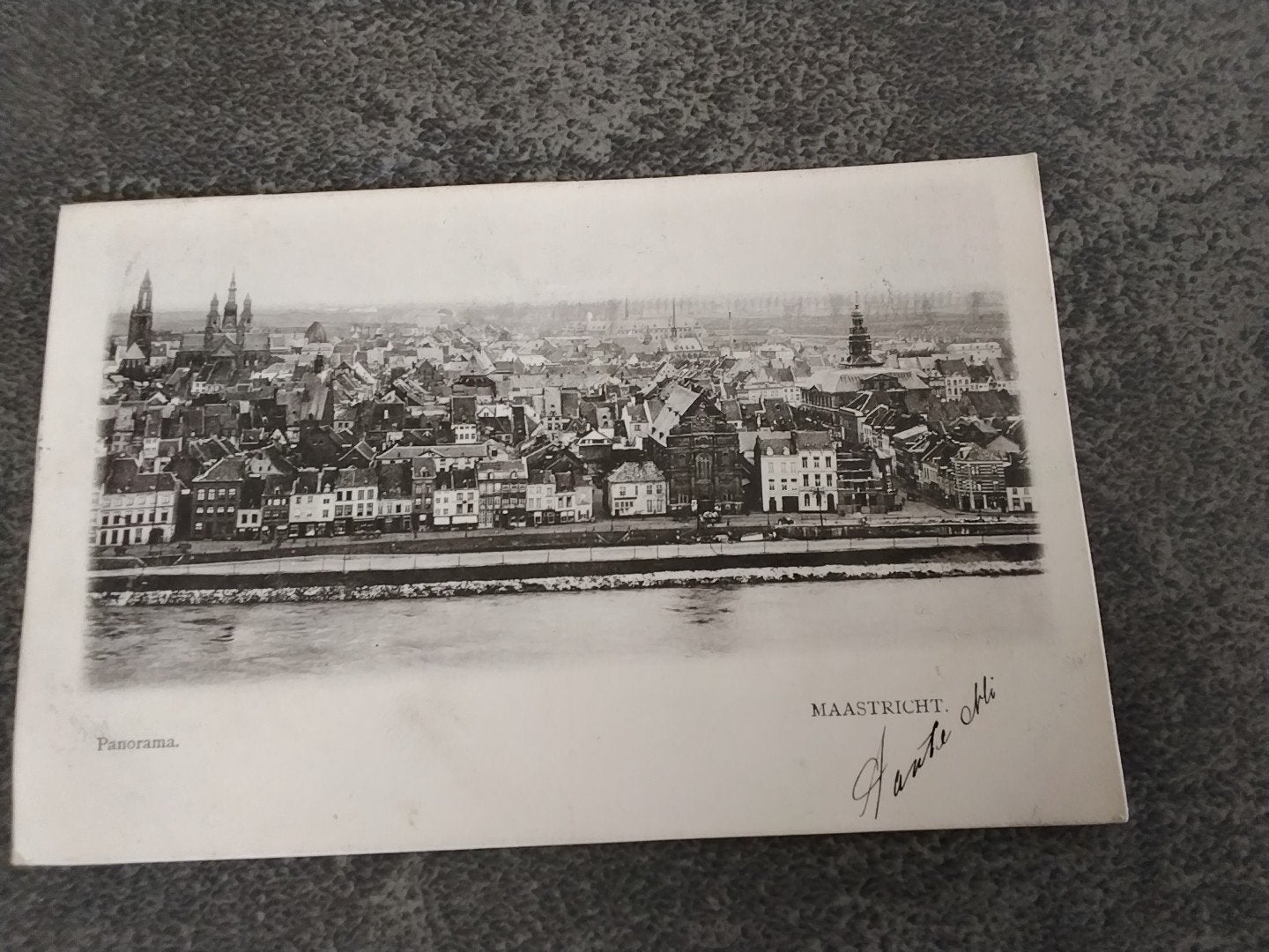 Maastricht Panorama jr 1900, Verzenden, Voor 1920, Gelopen, Limburg
