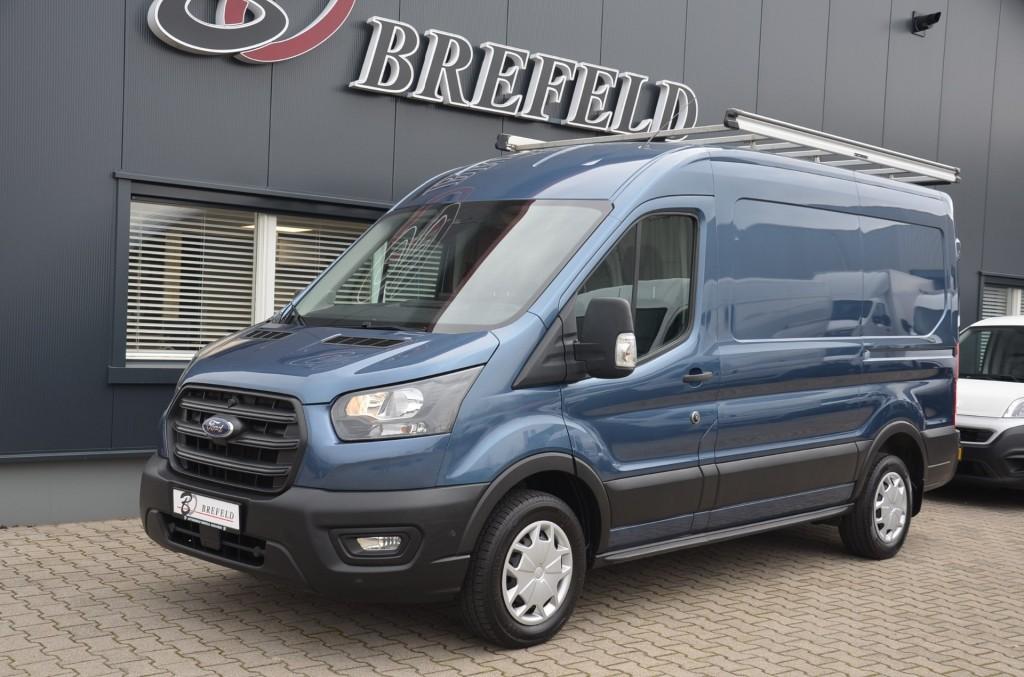Ford TRANSIT 350 2.0 TDCI L3H2 Automaat, Auto's, Bestelauto's, Bedrijf, ABS, Airbags, Apple Carplay, Bluetooth, Boordcomputer