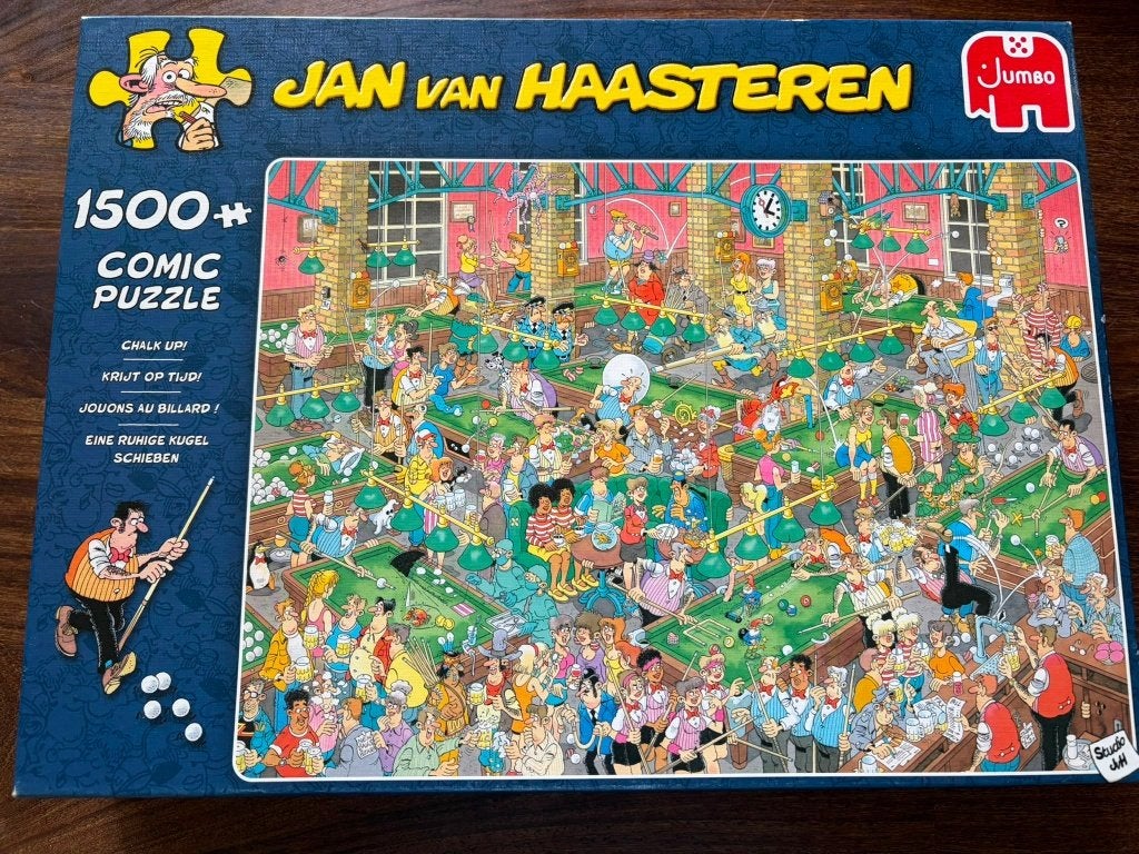 Jan van Haasteren &Wasgij puzzels + Jumbo Puzzelmap Deluxe, Hobby en Vrije tijd, Denksport en Puzzels, Zo goed als nieuw, Legpuzzel