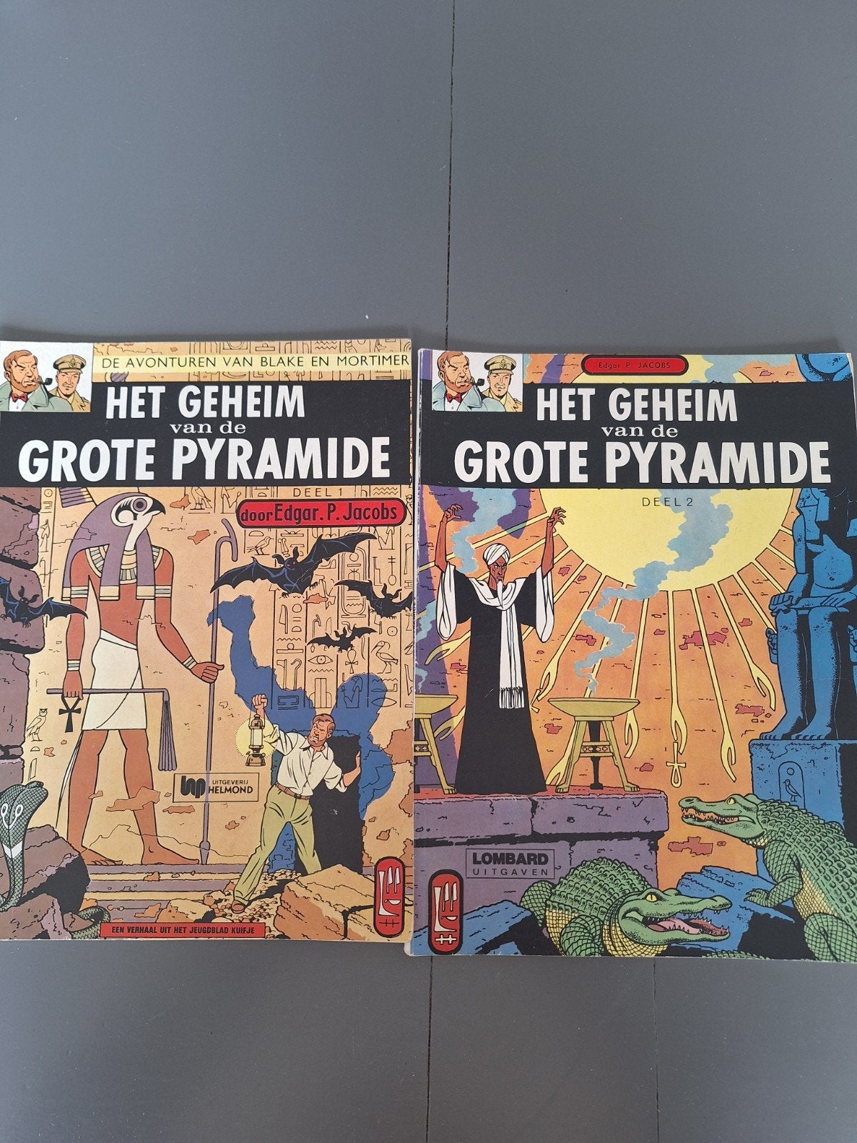Blake en Mortimer: Het Geheim van de Grote Piramid 1 en 2, Meerdere stripboeken, Ophalen, Gelezen
