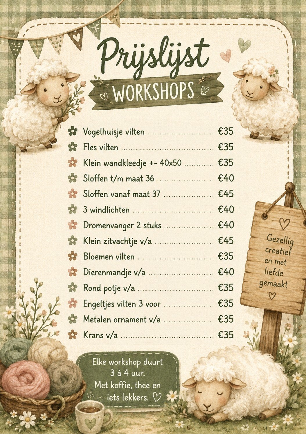 Leuke workshops en kadobonnen, Ophalen of Verzenden