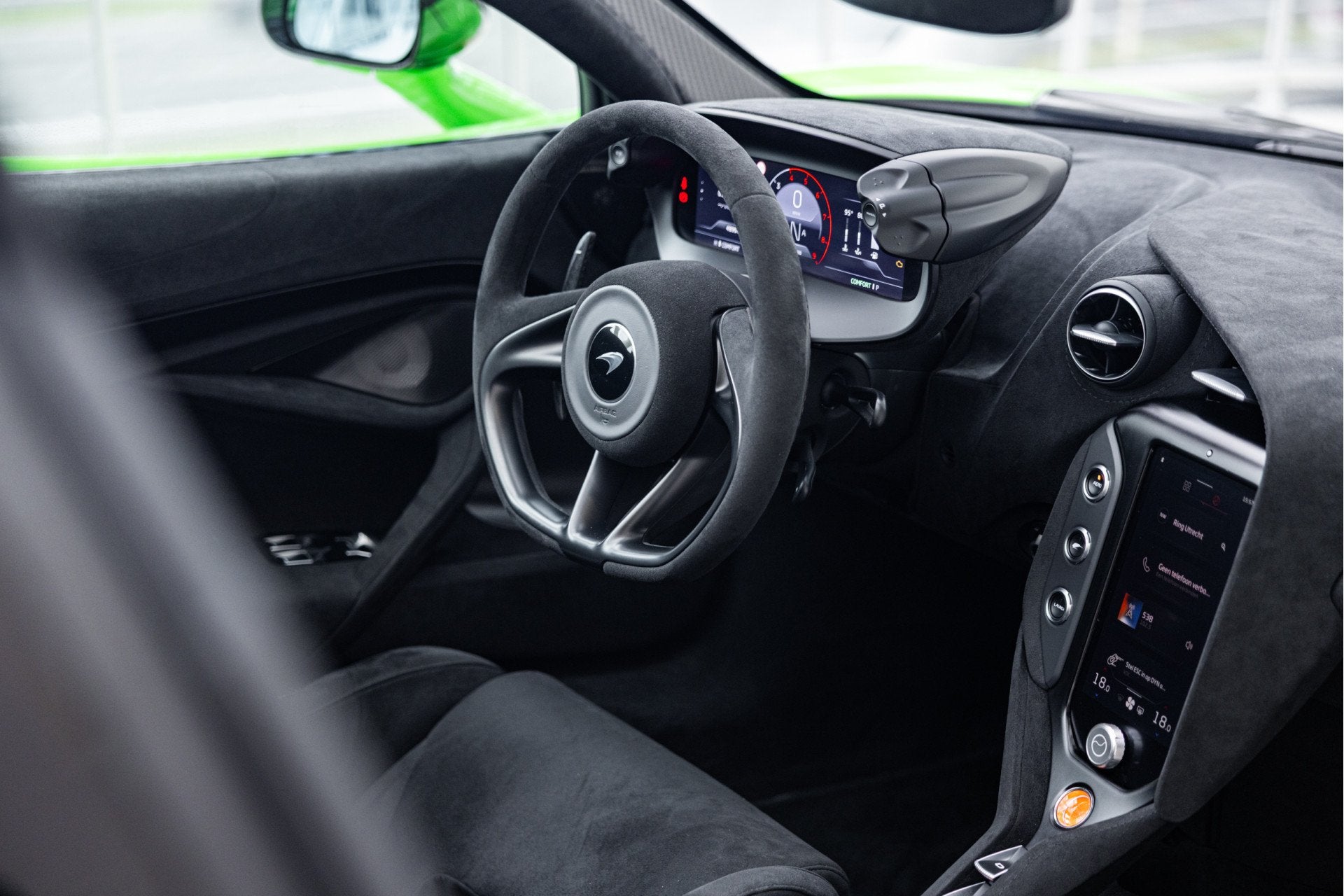 McLaren 750S Spider 4.0 V8 | Mantis Green | Carbon Bonnet &, Auto's, McLaren, Automaat, Dealer onderhouden, Achterwielaandrijving