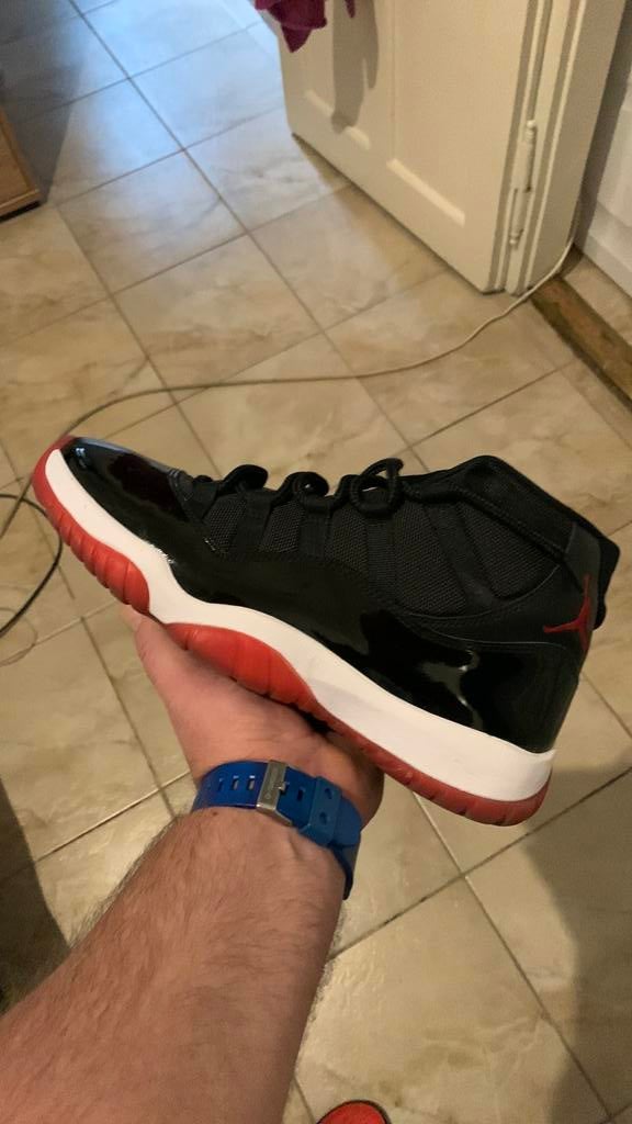 NIKE AIR JORDAN XI OG-‘BRED”/2019/Size 10.5us, Overige kleuren, Sportschoenen, Ophalen of Verzenden, Zo goed als nieuw