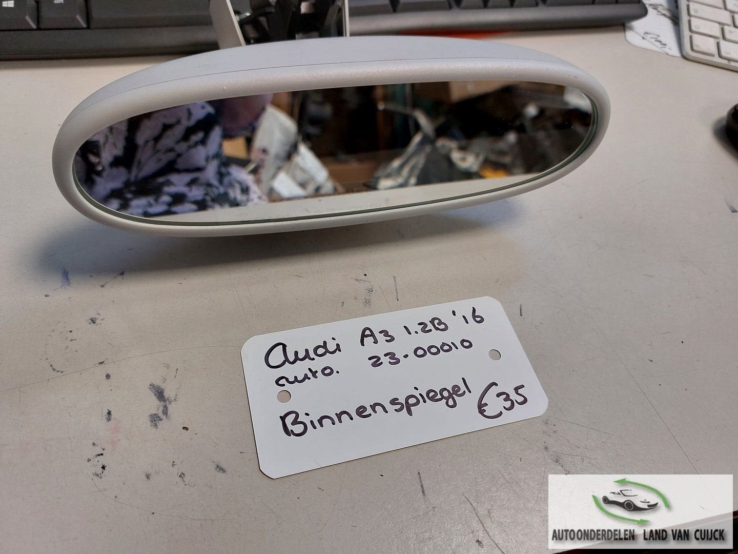 Audi A3 automaat 1.2B binnenspiegel '16, Gebruikt, -, -, Ophalen of Verzenden