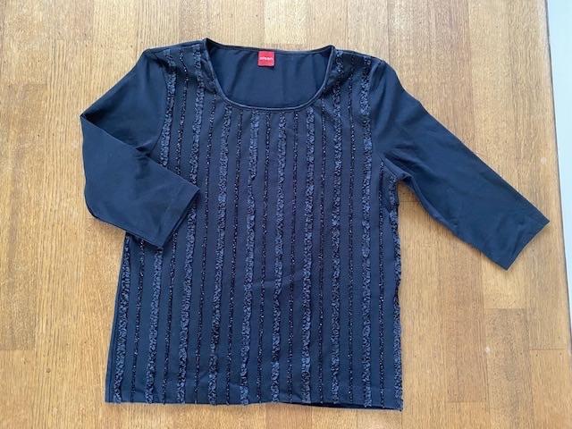 Olsen shirt 3/4 mouw maat 40, Maat 38/40 (M), Olsen, Zwart, Nieuw