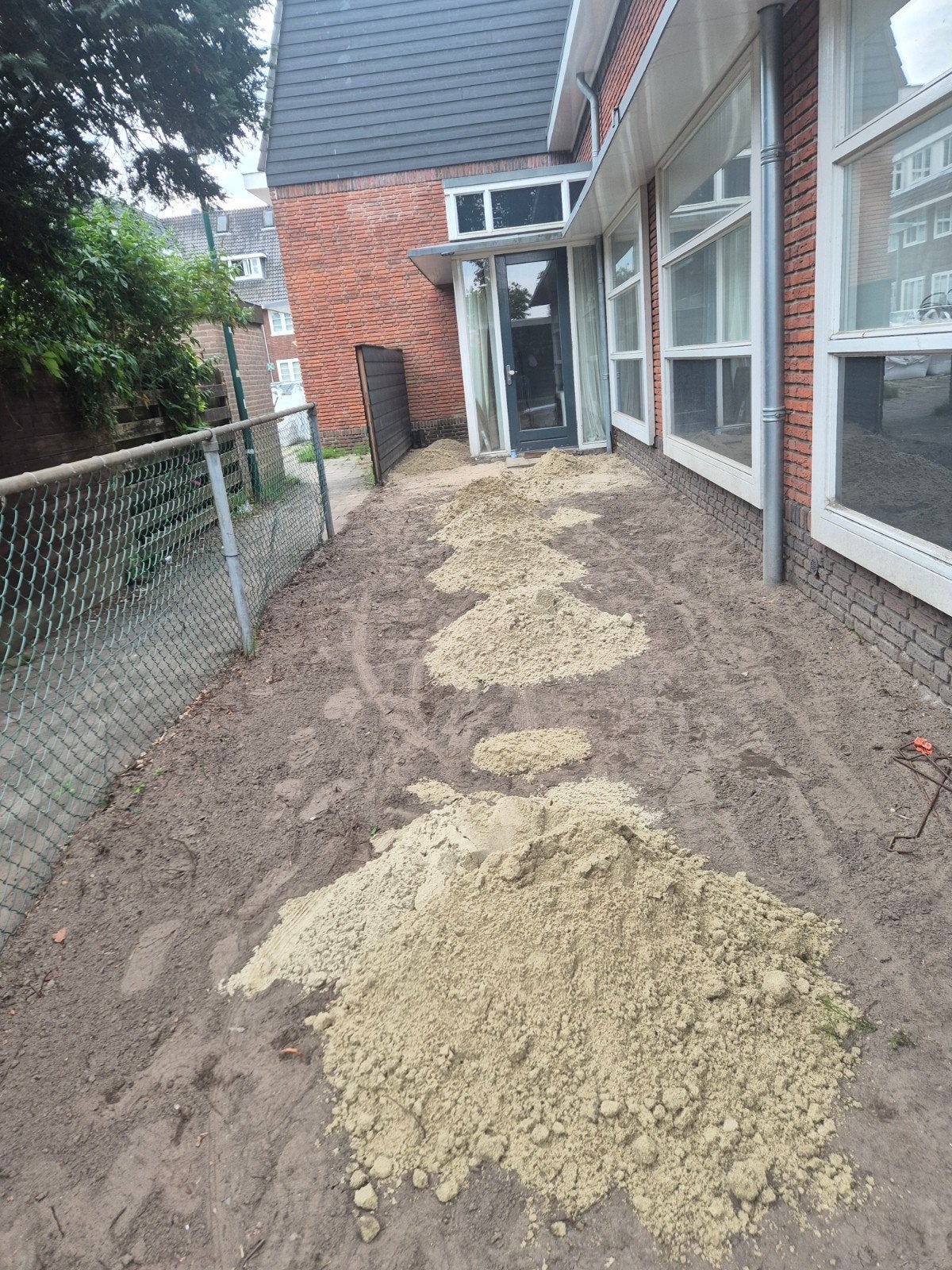 Hekwerk met poort, Ophalen, Met poort, Gebruikt, Gaashekwerk